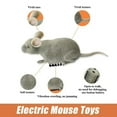 Battery Operated Interactive Automatic Escape Robot Cat Toy with