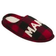 thumbnail image 2 of Dearfoams Women's Buffalo Check Mama Bear Mom Clog House Slipper, 2 of 6