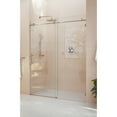 thumbnail image 4 of Glass Warehouse  60 in. - 64 in. x 78 in. Frameless Sliding Shower Door Brushed Bronze Brushed, 4 of 5