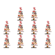 thumbnail image 1 of 10uds. Navidad Madera Letreros de Navidad Placa Alfabeto Regalos de fiesta de Año Nuevo (Santa Snowman), 1 of 2