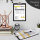 thumbnail image 2 of 4 Pieces Magnetic Clipboards Letter Size Clipboards 9X12.5 Inch Standard Clip for Refrigerator for O, 2 of 5