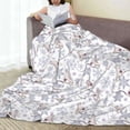 thumbnail image 6 of Fuzoiu Elegant ice skates snowflakes Print Ultra-Soft Micro Fleece Blanket,All Seasons Flannel Throw, Lightweight Blanket for Bed, Sofa, Couch, Movie Night, Camping, and Travel-80"x60", 6 of 7