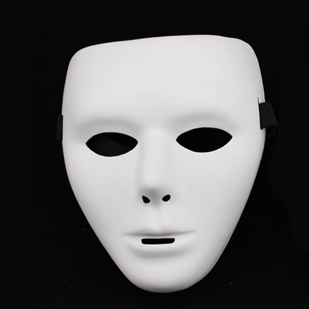 Máscara de terror Máscara de teatro anónima Espectáculos de baile de Halloween Accesorios de mascarada para adultos