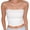 White, variant on Strapless Crop Top Tube Tops Summer Going Out Tank Tops Backless Bandeau Top Bra