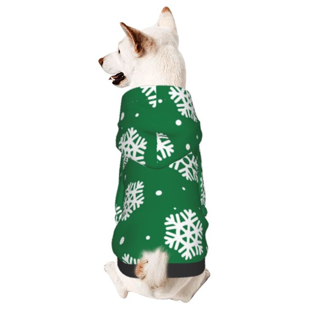 Balery Snowflake Sudadera con Capucha para Perros Pequeños – Ropa para Mascotas, Disfraz para Perros y Gatos, Ideal para Fiestas y Cosplay-Medium