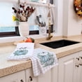 thumbnail image 5 of WEANT Small Halloween Decorations Halloween Kitchen Decor 2Pcs Fall Kitchen towels Fall Dish towels Microfibre Flour Sack towels Autumn Dish towels Seasonal Hand towels Thanksgiving Decor Fall I, 5 of 7