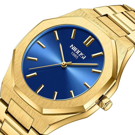 Nibosi Top Brand Luxury Mens Watches Waterproof Simple Clock Male Sports Watch Men Quartz Casual Wrist Watch Relogio Masculino - Quartz Wristwatches