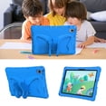 thumbnail image 4 of Dteck Kids Case for Samsung Galaxy Tab A9 Plus 11 Inch (SM-X210/X215/X216/X218), Lightweight EVA Stand Durable Shockproof Child Butterfly Case with Shoulder Strap for Galaxy Tab A9+ 2023,Blue, 4 of 6