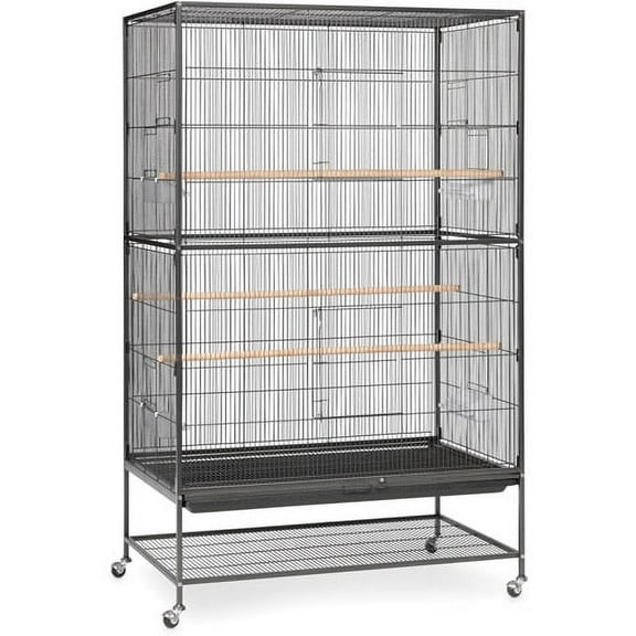 Prevue Pet Products Extra-Large Wrought Iron Flight Cage, Black Hammertone