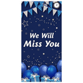 thumbnail image 2 of Decorative Design We Will Miss You Banner Colorful Stars Clock Decorative Elements Farewell Celebration Background for Indoor Decoration Event Party, 2 of 7