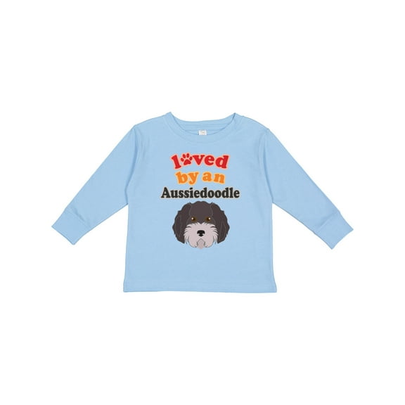 Inktastic Aussiedoodle Dog Gift Boys or Girls Long Sleeve Toddler T-Shirt