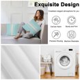 thumbnail image 7 of Aqua Beige Striped Outdoor Pillow Covers 24x24 Inch Throw Pillow Covers Set of 2 Waterproof Decorative Pillow Cases Modern Farmhouse Retro Lines Cushion Covers for Patio Furniture Garden Couch Sofa, 7 of 7