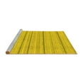 thumbnail image 2 of Ahgly Company Machine Washable Indoor Rectangle Oriental Yellow Modern Area Rugs, 4' x 6', 2 of 4