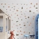thumbnail image 1 of CHAO Uds. Pegatinas de PVC, pegatinas de pared de Color café con piedra esmerilada, calcomanías murales para dormitorio, sala de estar, pared de TV, 1 of 5