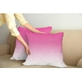 thumbnail image 2 of Ambesonne Ombre Throw Pillow Cover 2 Pack, Digital Hot Pink Design, 20", Pink, 2 of 5