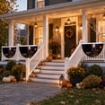 thumbnail image 5 of Halloween Fan Flag Banner, 1.5 x 3 FT Fan Halloween Bunting Flag Grommets, Fall Outdoor Bunting for Halloween Indoor Outdoor House Holiday Yard Decorations Party, 5 of 7