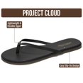 thumbnail image 3 of Sandalias Project Cloud 2026 ligeras de espuma viscoelástica negras, 3 of 8