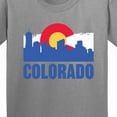 thumbnail image 4 of Inktastic Colorado Flag and Skyline Youth T-Shirt, 4 of 5