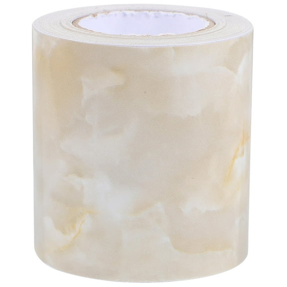 VERDANVERSE 1Pack Beige PVC Peel And Stick Marble Wallpaper For Living Rooms