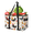 Multicolor 4, variant on Leopard Rose Reusable Grocery Bag, Large Foldable Grocery Totes Shopping Bag for Groceries, Wildlife Shopping Bags with Handles for Kitchen Trunk Picnic