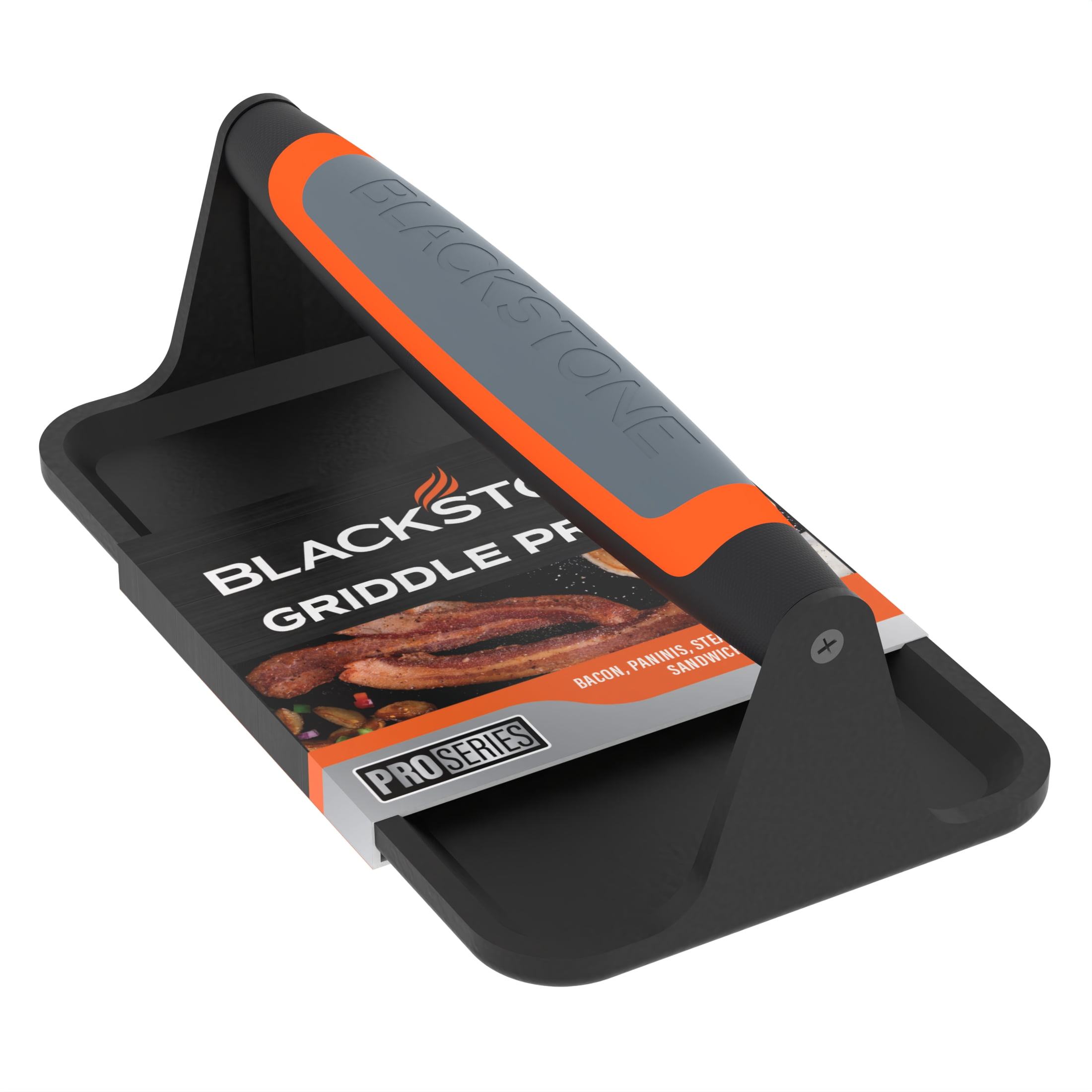 Blackstone Cast Iron Griddle Grill Press with Non-Slip Handle, Medium
