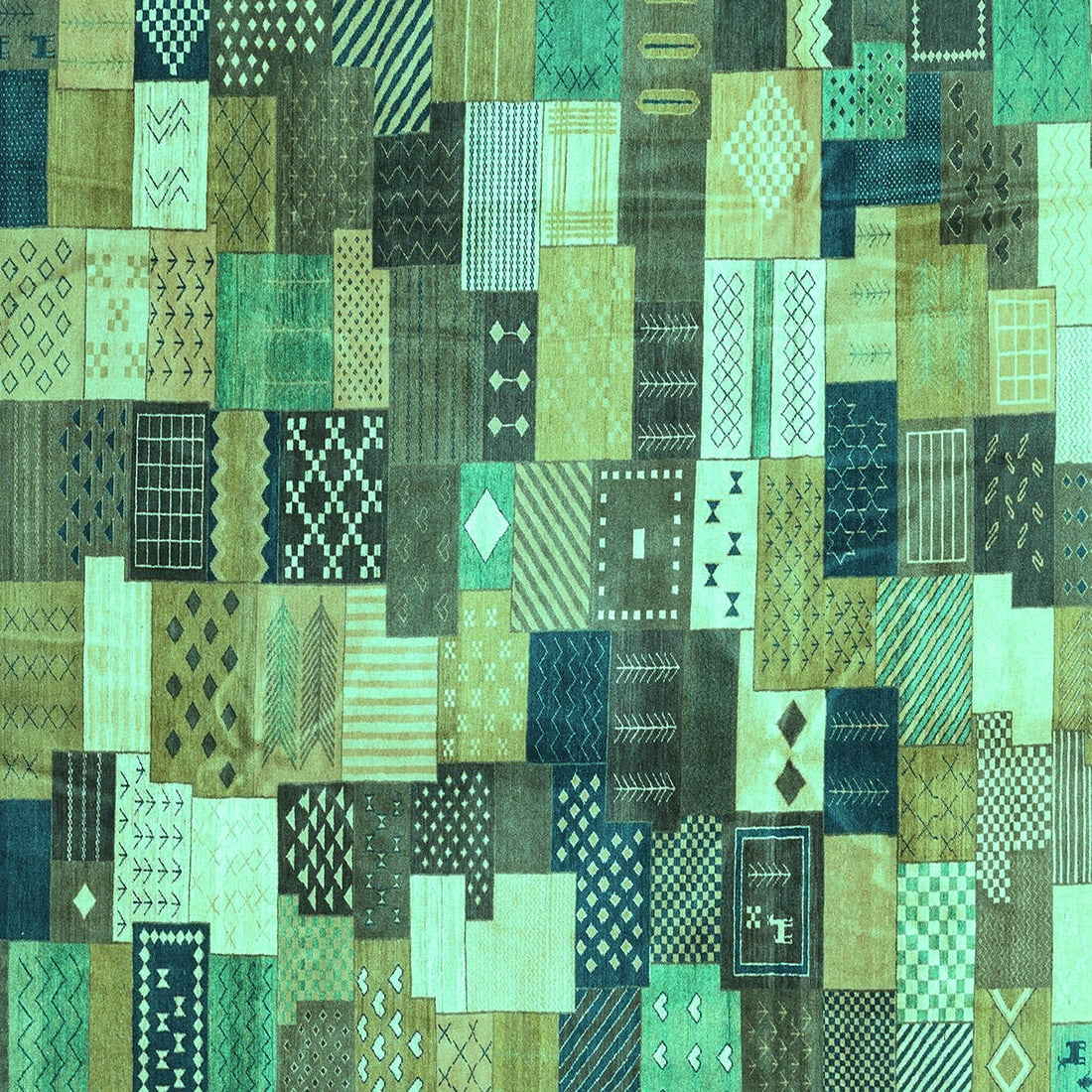 Squear Check Rug Ahgly Company Indoor Square Checkered Turquoise Blue Modern Area Rugs ...