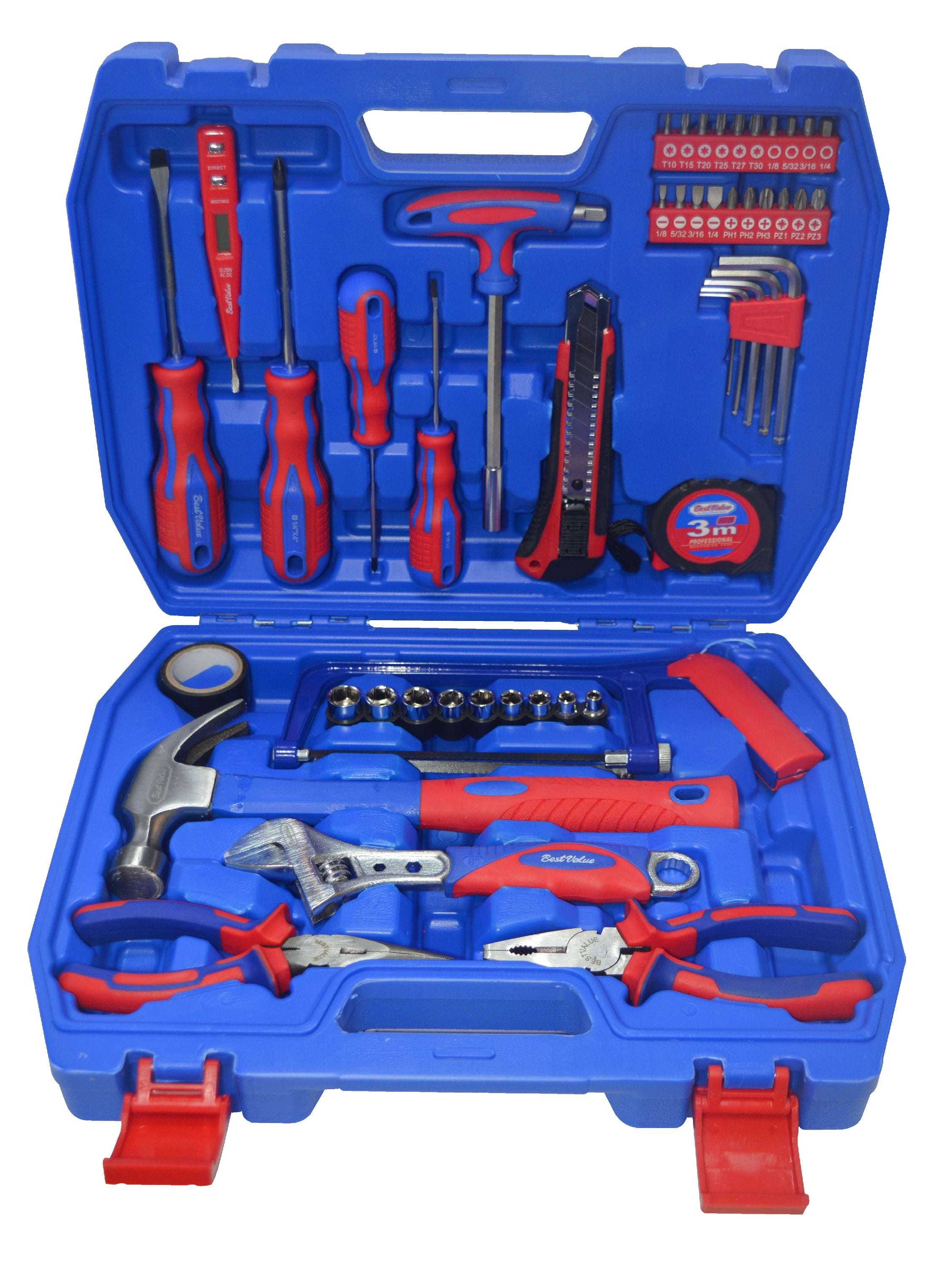 Best Value H0183033 Homeowner's Tool Kit with Carrying Case 49Piece