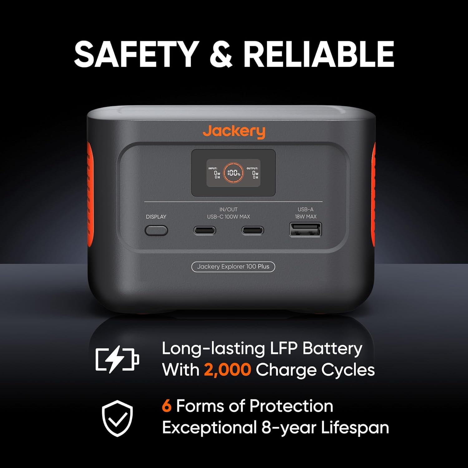 【新品未使用】Jackery Explorer 100 Plus Jackery Explorer 100 Plus Power Station 128Wh Black or Dune