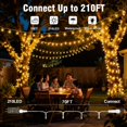 thumbnail image 2 of Luces LED en cadena WASTROYAL 210 LED 21 m impermeables, 2 of 9
