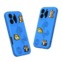 Compatible with iPhone 16 Pro Max 3D Cartoon Case for Women Girls Boys Teen Girly Kids, Cute Kawaii Case with Fashion Design for iPhone 16 Pro Max Soft Silicone Shockproof Protective Cover - Blue