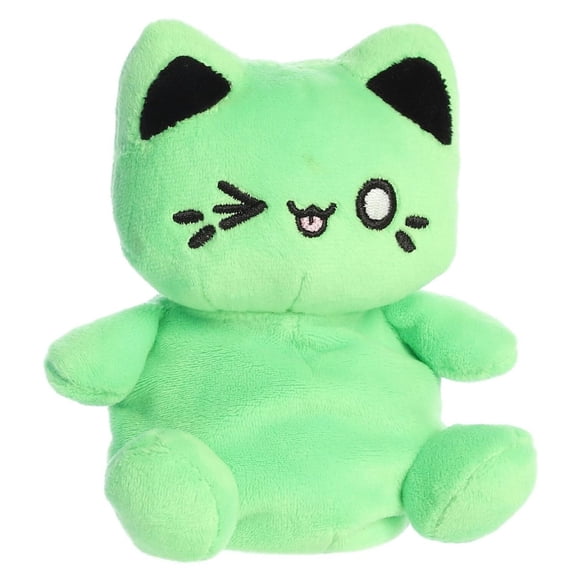 Aurora Palm Pals Tasty Peach Toxic Green Meowchi 5-Inch Stuffed Animal Plush