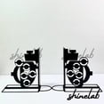 thumbnail image 2 of Shinelab Optometry Metal Bookends Custom Optometrist Name Bookend Gift, Office Desk Bookshelf Decor 7034, 2 of 3