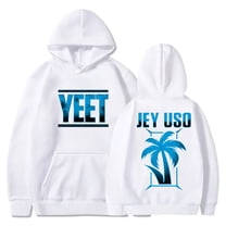 Jey Uso Yeet Logo Merch Long Sleeve Hoodies Cosplay Unisex Fashion HipHop Streetwear Sweatshirts Pullovers