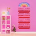 thumbnail image 2 of Nobody Cares Work Harder Inspirational Teen Motivational Quote Vinyl Decal Wall Art Sticker Designs Vinyl Stickers For Home House Walls Rooms Windows Bedroom Decoration Size (28x28 inch), 2 of 3