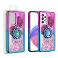 thumbnail image 5 of Samsung Galaxy A53 5G Phone Case, Slim 100% Fit Glitter Ring Kickstand Dual Colors Shock Resistant for Samsung Galaxy A53 5G Phone Case Rose Gold/Gold, 5 of 5