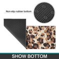 thumbnail image 6 of Beige and Brown Leopard Pattern Kitchen Rugs Sets Of 2,Anti Fatigue Kitchen Mat Rugs Non Slip Washable,Decorative Kitchen Floor Mats for Kitchen,Sink,Laundry,17"x30"+17"x47", 6 of 7