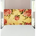 thumbnail image 1 of Rose Headboard, Old Fashioned Victorian Style Pattern Dramatic Color Bohemian Art Design, Upholstered Decorative Metal Bed Headboard with Memory Foam, Twin Size, Cream Pink Green, by Ambesonne, 1 of 4