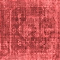 thumbnail image 1 of Ahgly Company Indoor Square Oriental Red Industrial Area Rugs, 4' Square, 1 of 4