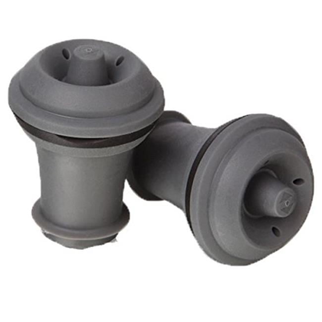 Vacu Vin 8840612 Wine Stoppers Blister Grey Pack of 2