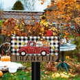 thumbnail image 6 of Thanksgiving Red Truck Mailbox Cover Magnetic Standard Size 21" x 18", Thankful Pumpkin Fall Decorative Post Letter Box Decor, Autumn Buffalo Plaid Check Farmhouse Garden Yard Outdoor Decoration, 6 of 6