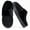 Black, variant on Knivor Corduroy Fuzzy Open Back House Slippers for Men Winter Warm Platform Non Slip Cozy Lined Indoor Bedroom Slippers