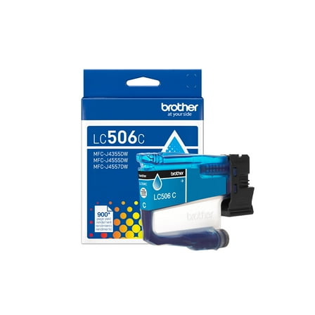 Brother Genuine LC506C Standard Yield Cyan Ink Cartridge