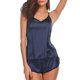 thumbnail image 3 of Sleepwear Womens Casual Breathable Pajamas Sexy Lingerie Pajamas Cami Shorts Set Nightwear Two-piece Comfortable Home Pajamas, 3 of 5
