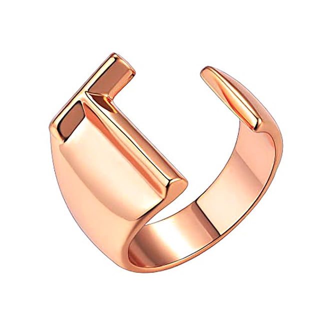Anillo de moda para mujer, anillo de pareja, anillo de apertura de 26 letras, joyería Wmkox8yi sjalhkljlk2577