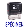 thumbnail image 2 of Printtoo Office Stationary Custom Stamp SPECIMEN Self Inking Rubber Stamp-Blue, 2 of 2