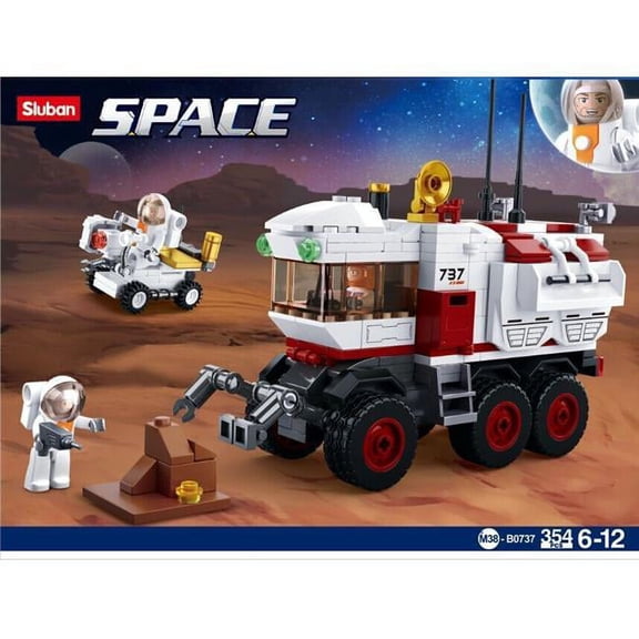 Sluban   Space Mars Manned Rover Building Brick Kit (354 Pcs)
