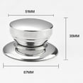 thumbnail image 4 of LEFU Poignées de Couvercle de Casserole en Acier Inoxydable Poignées de Remplacement Accessoires de Cuisine pour Marmite Cuiseur Vapeur Pot à Lait Rond Durable Résistant aux Hautes Températures, 4 of 9