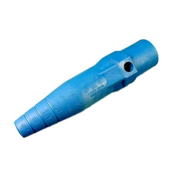 Leviton 16SDM-22B Blue 16 Series Male Cam-Type Detachable Plug Insulator Sleeve