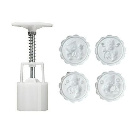 

DIY Decoration Mooncake Moulds 3D Pattern Mid-Autumn Festival Hand Pressure Mold