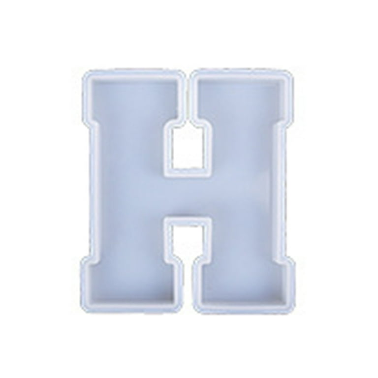 ESEDAGE 7 inch Letter Resin Mold 7 Inches 26 Pack English Letter Mold  Alphabet Letter Mold Silicone Mold for Resin Handmade Letter Resin Casting  Mold Capital Al…